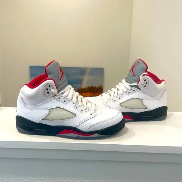 Air Jordan 5 レッド　(26cm) Size 10 - Air Jordan 5 Retro 2006 Fire Red 136027-162